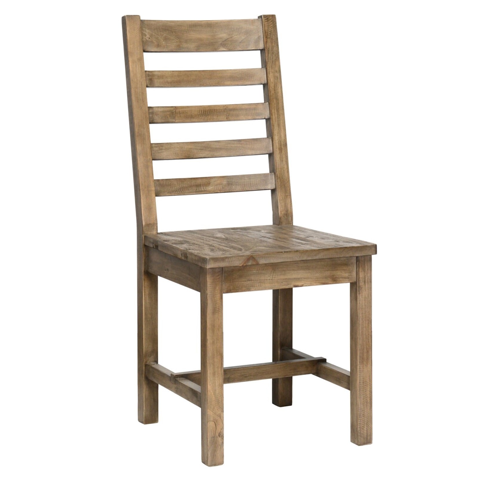 *Kinston Solid Wood Ladder Back Side Chair - Desert Gray - Set of 2