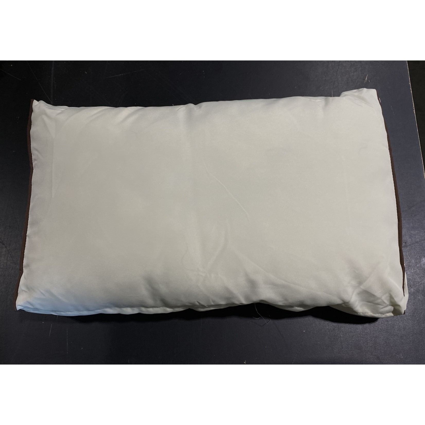 *6 Piece Cushion Set - 1 Back, 2 Sides & 3 Throw Pillows- Cream/Brown - Final Sale