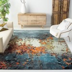 *12' x 15' Acord Abstract Blue Area Rug