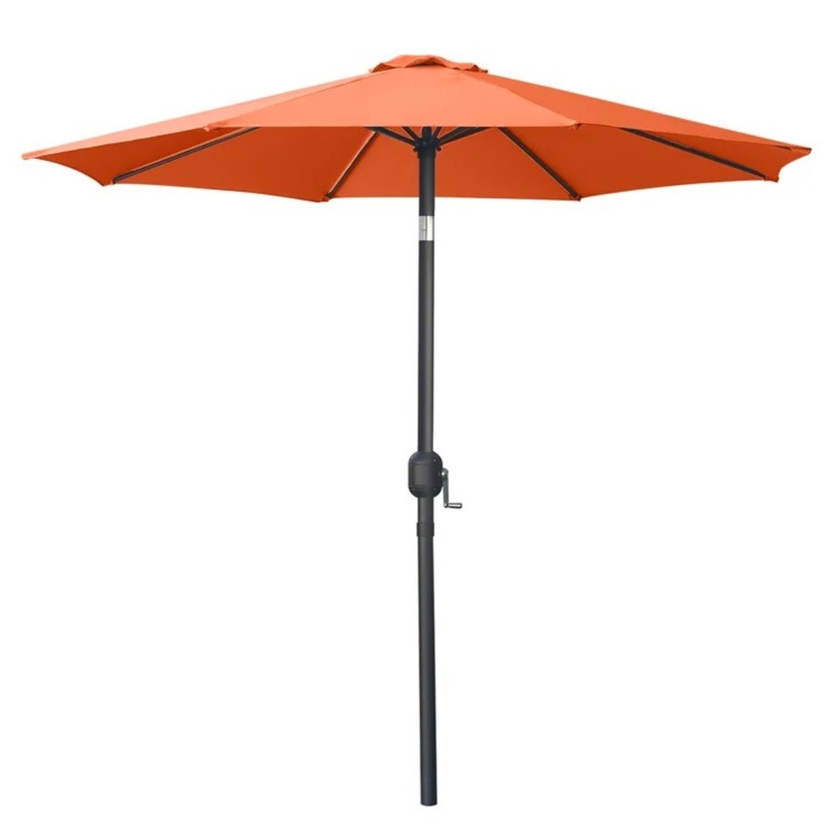 *106.3" Arlmont & Co. Valance Patio Umbrella  - Orange