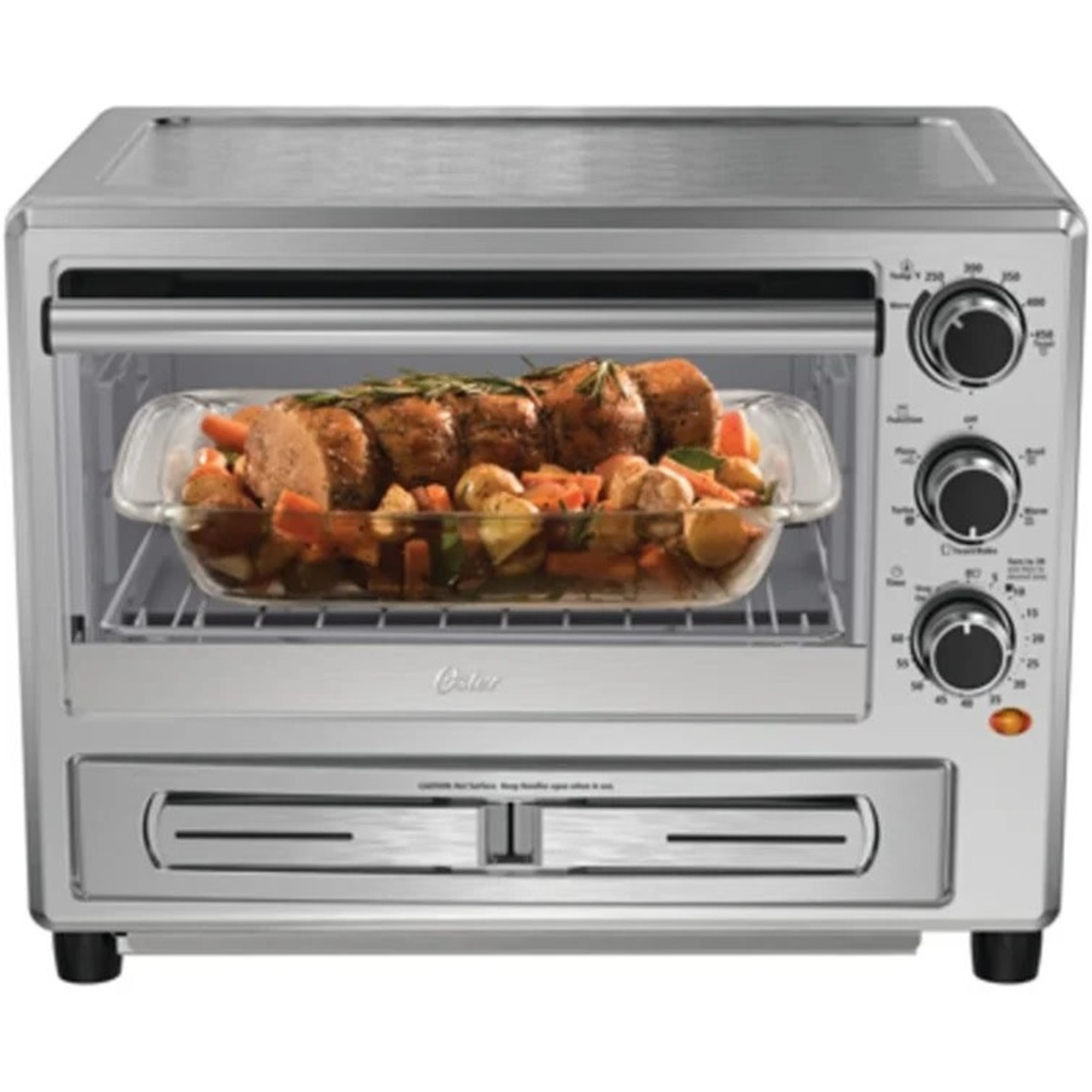 *Oster TSSTTVPZDS Turbo Convection Toaster Oven W/ Pizza Drawer - Stainless Steel