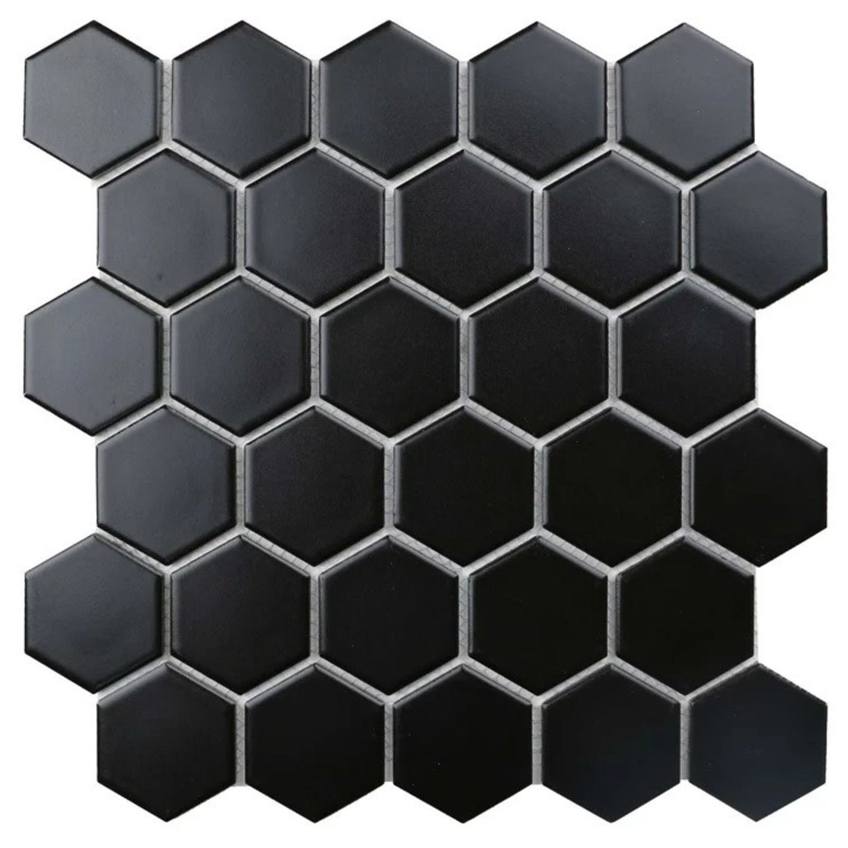 *Value Series 2" x 2" Porcelain Honeycomb Mosaic Tiles - Box - Final Sale
