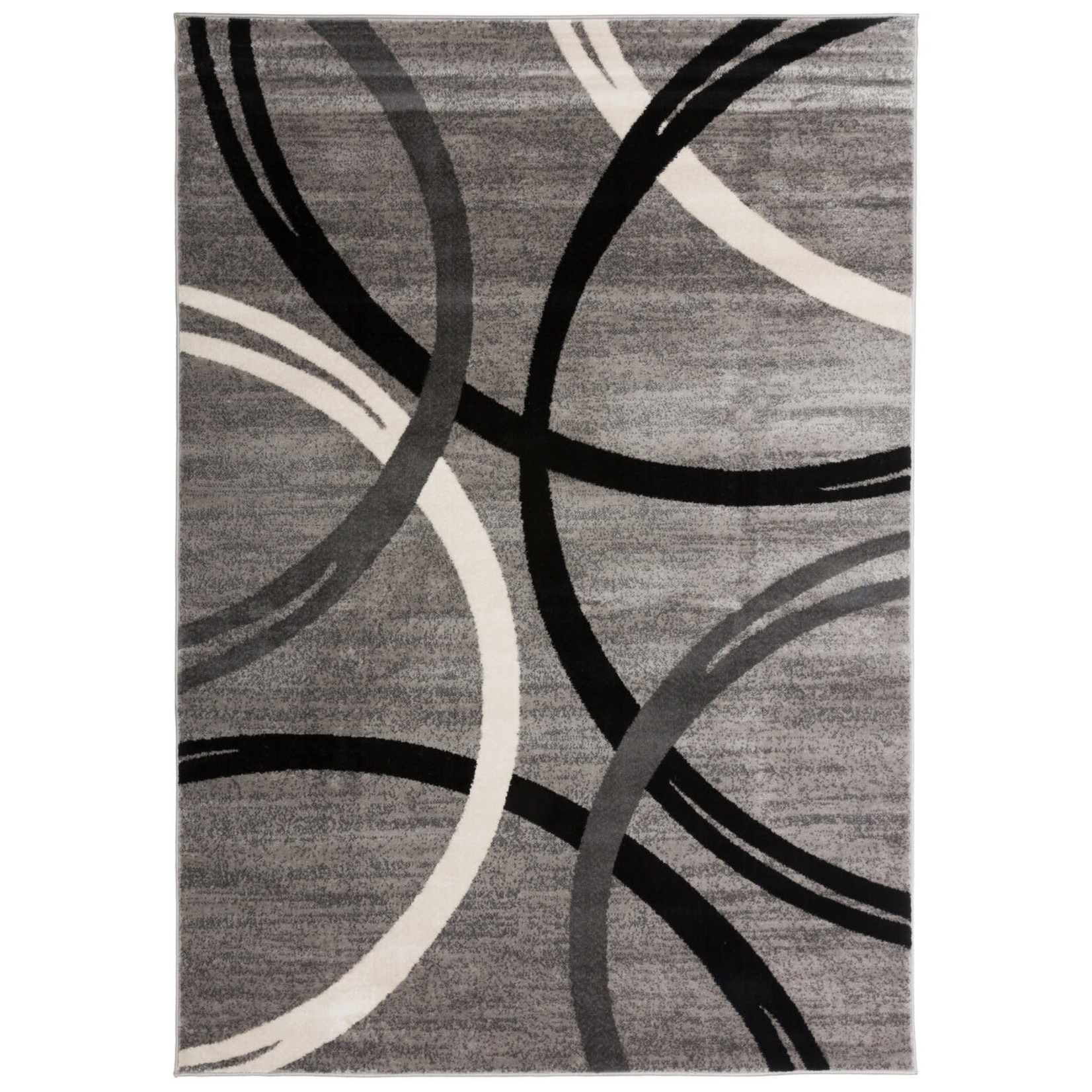 *7'10 x 10'2 Devonshire Abstract Gray Area Rug