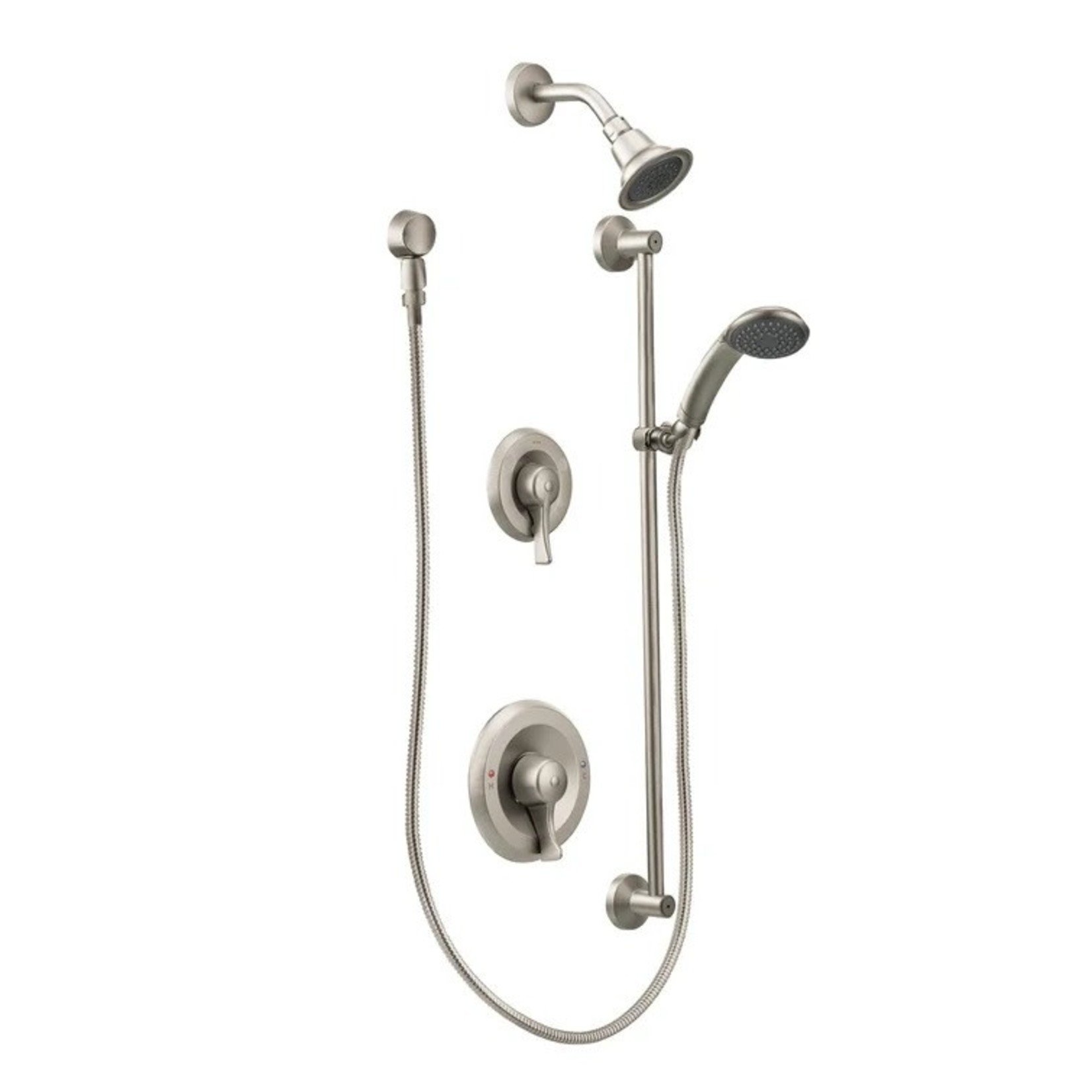 *Moen Commercial Pressure Balanced Shower System - Classic Brushed  Nickel