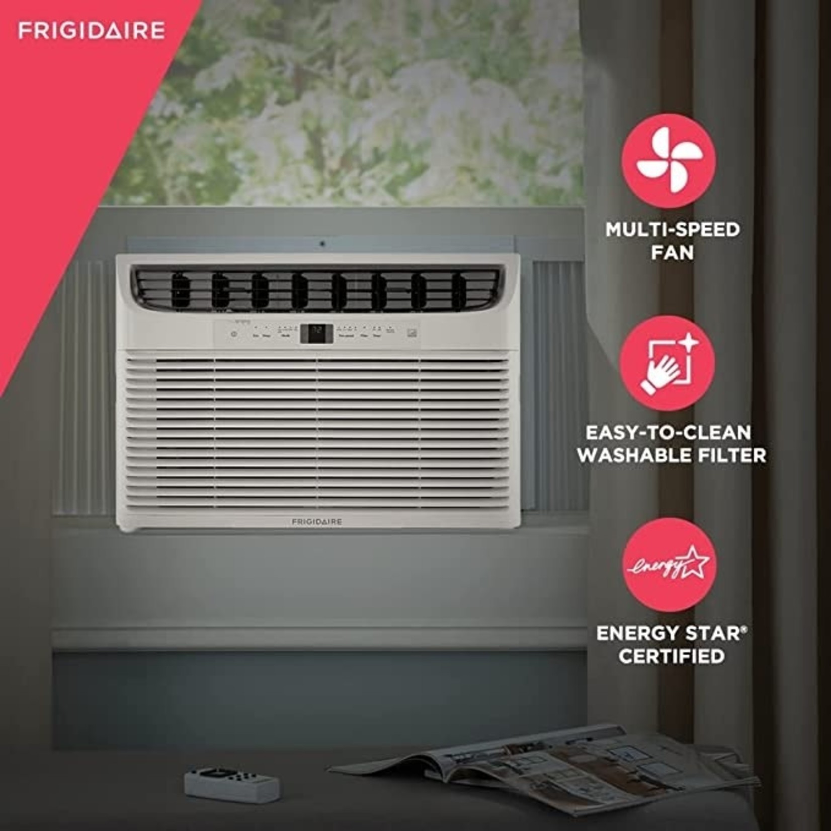 *Frigidaire 15000 BTU Window-Mounted Room Air Conditioner