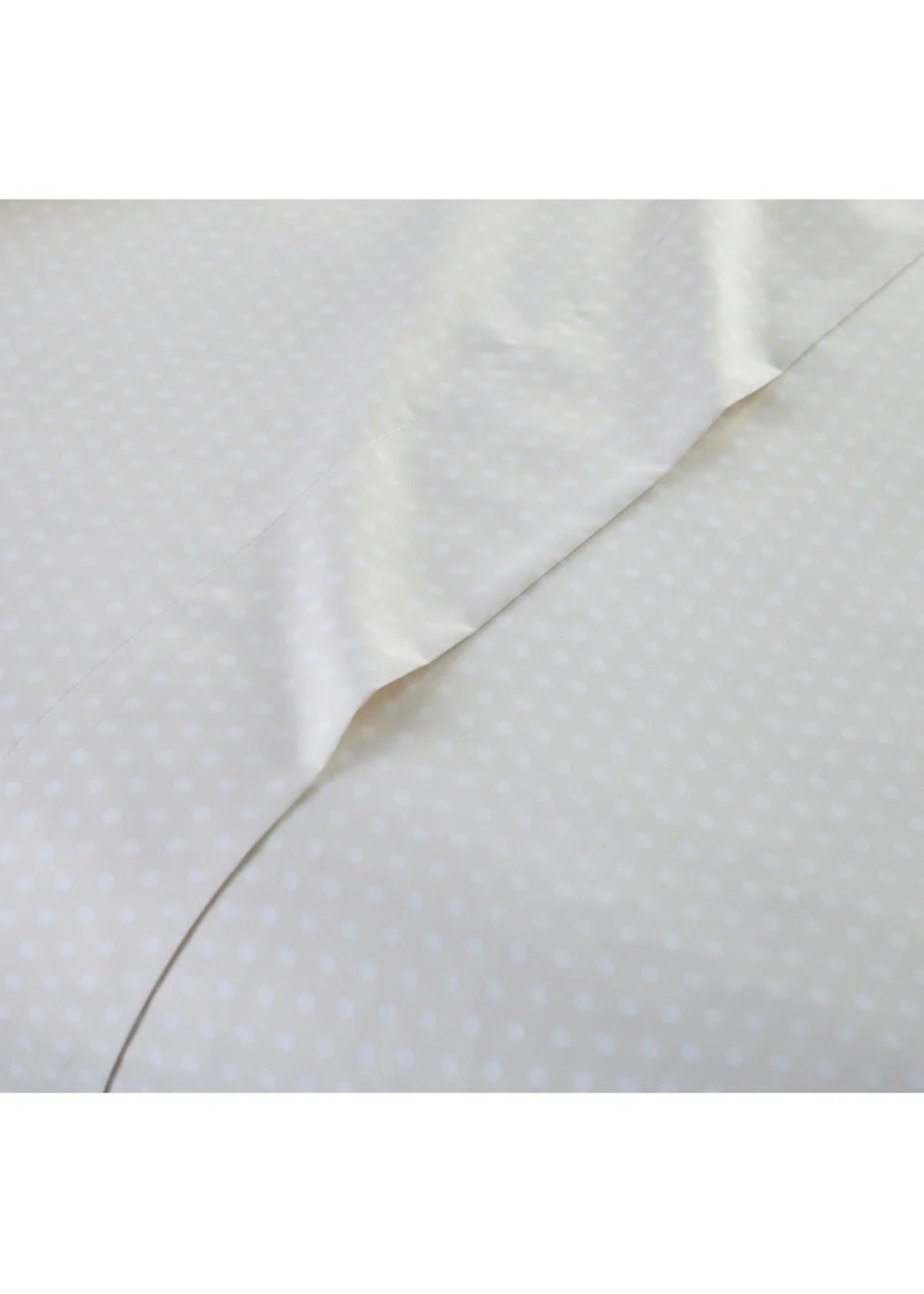 *Twin XL Sylvie Soft Polka Dots Sheet set - Cream - Final Sale