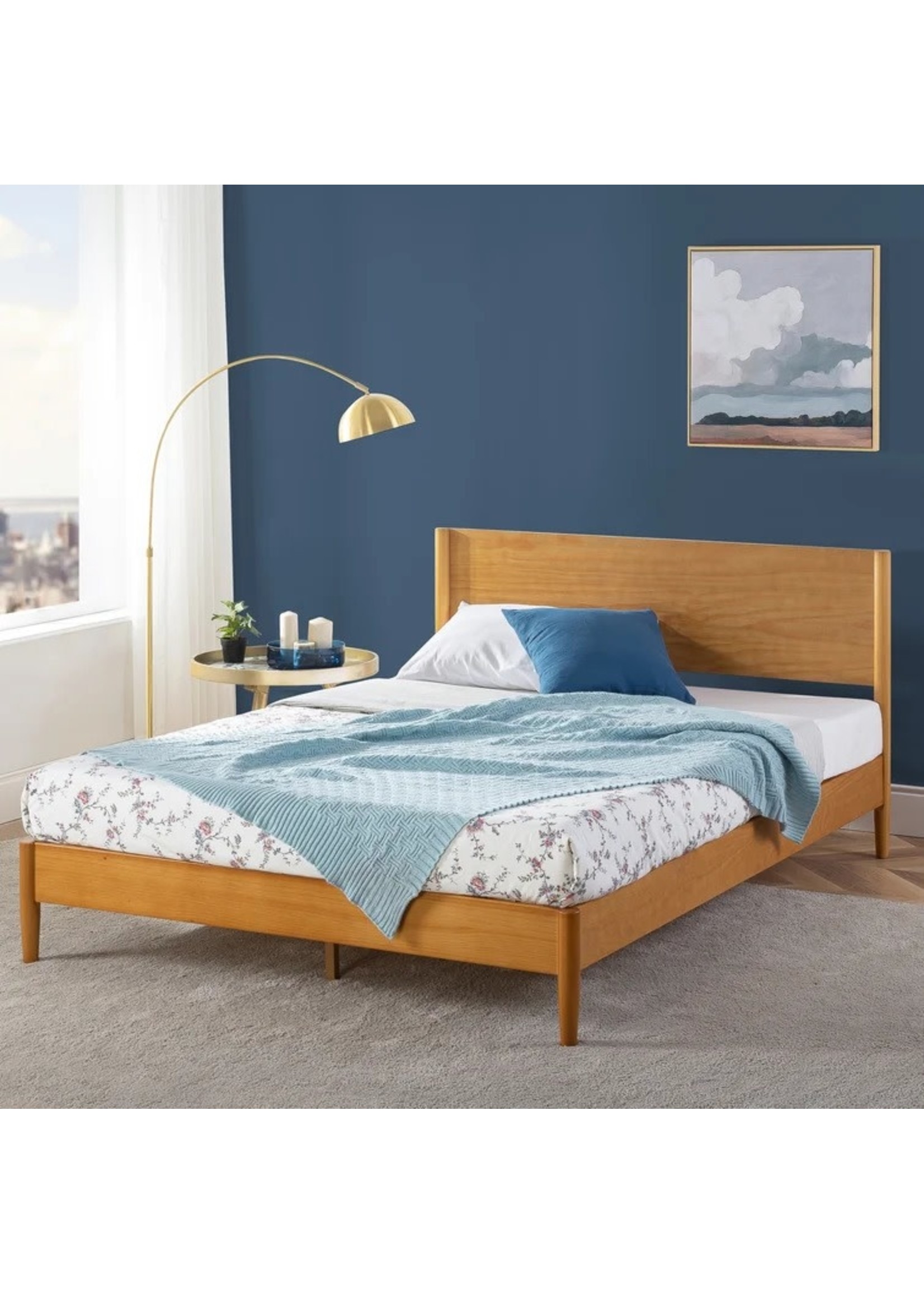 *Full - Davyan Low Profile Platform Bed -  Wood