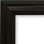 *16"x22"Briseidy 1.83" Wide Wood Grain Picture Frame - Black