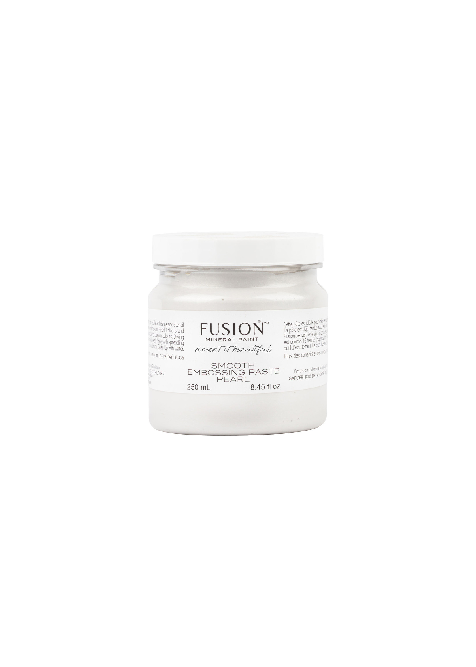 Fusion Mineral Paint™ - 250mL Smooth Embossing Paste - Pearl