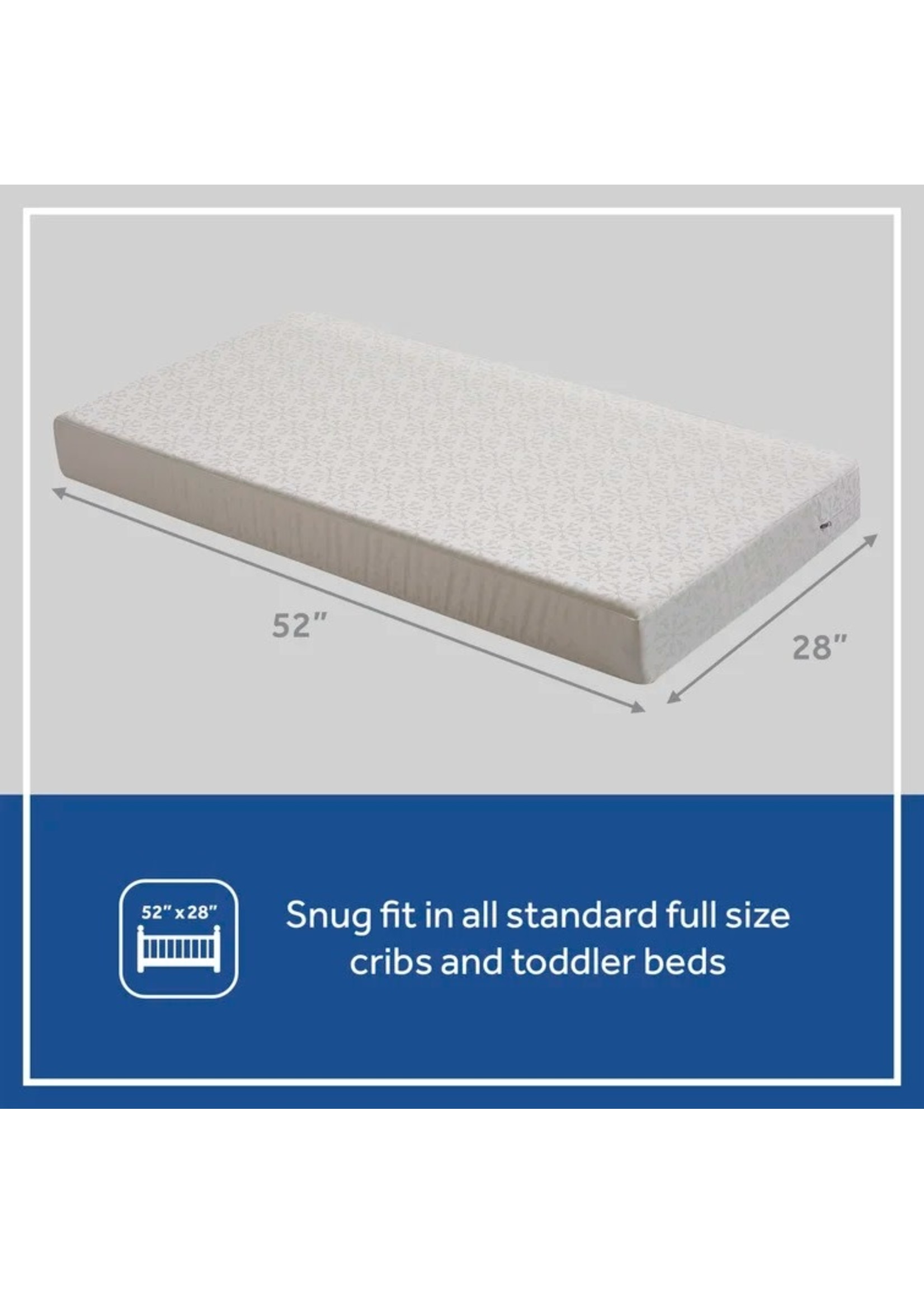 *Sealy 2-Stage Cotton  Crib and Toddler Bed Mattress - Final Sale