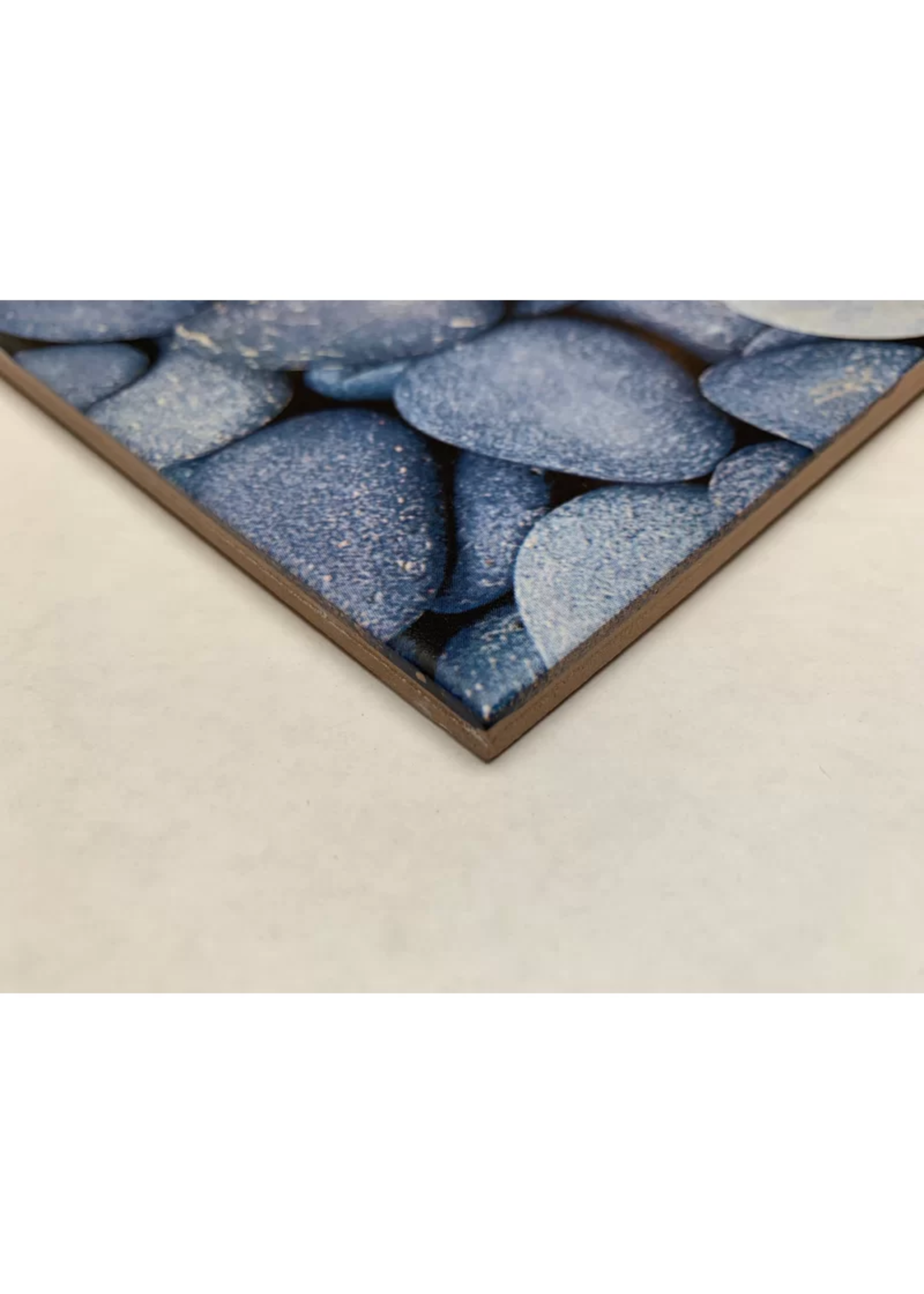 *7 sq ft River Rocks 8"x8" Ceramic Pebble Tile - Final Sale