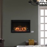 *24" x 36" Biskoupky Traditional Electric Fireplace Insert