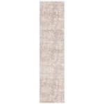 *2'2 x 6' Stratton Abstract Light Gray/Beige Area Rug
