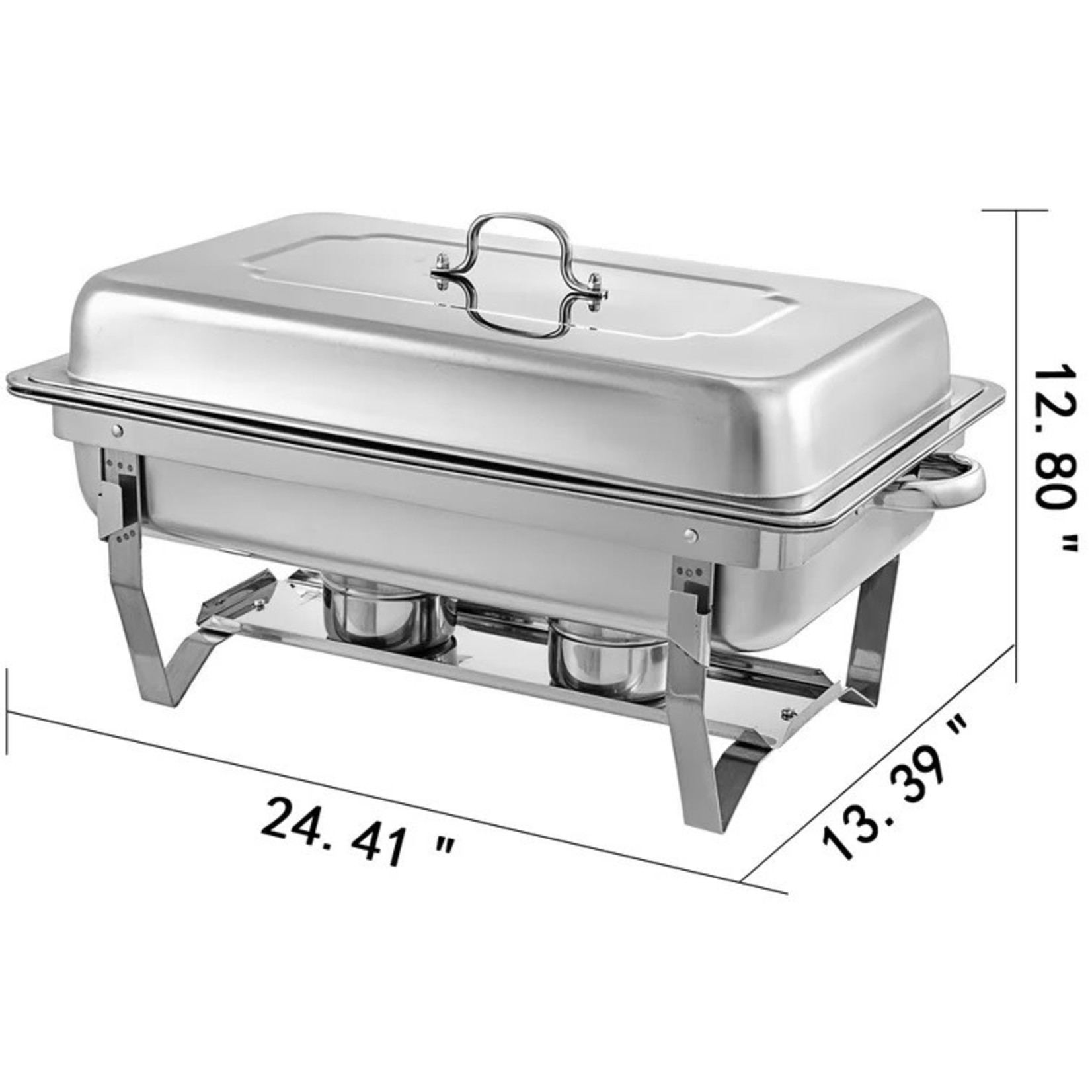 *Buffet Catering 8 qt. Chafing Dish - Stainless Steel