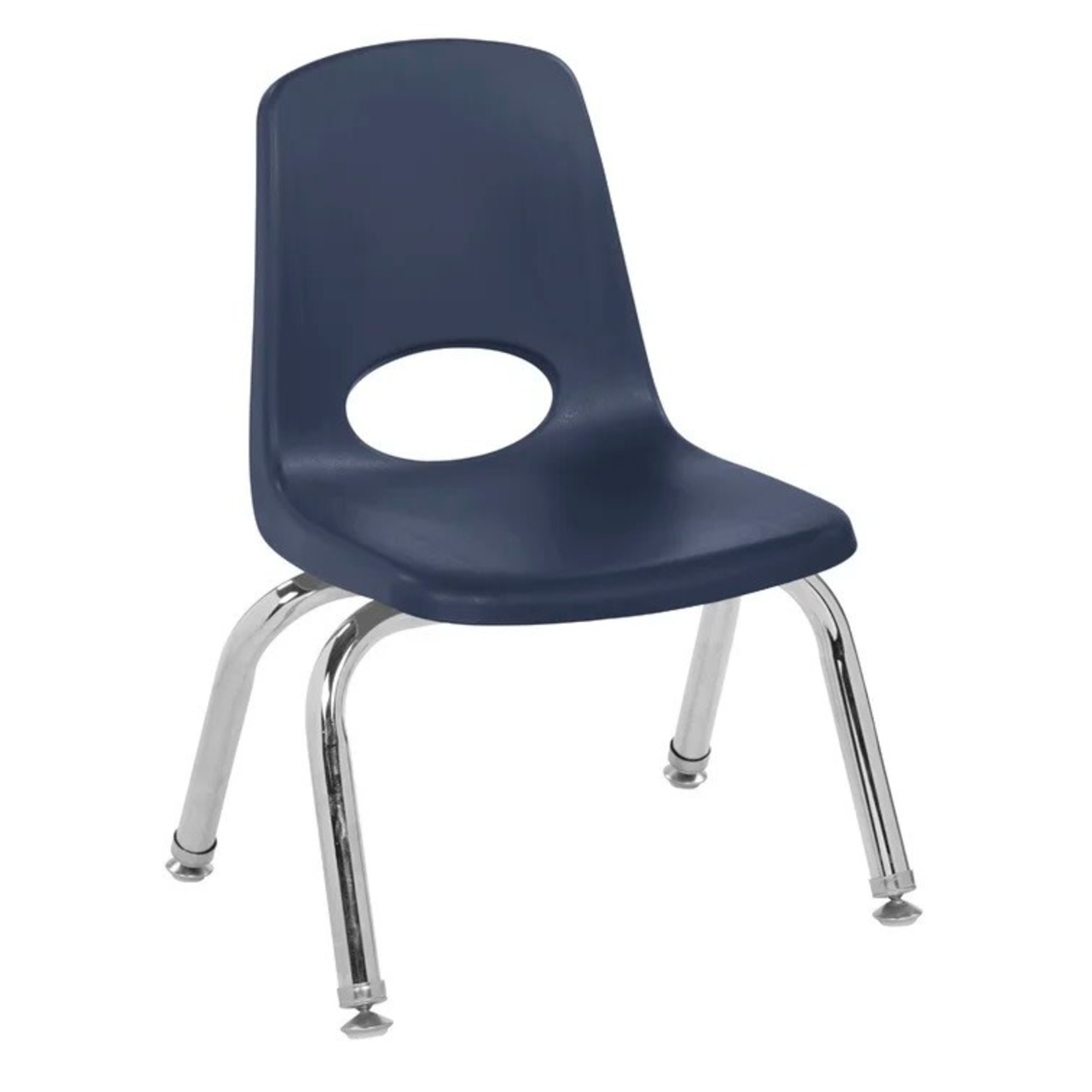 *12" Stackable Classroom Chairs - Set of 6 - Navy - Final Sale