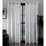 *52" x 96" Kilberry Room Darkening Grommet Curtain Panels - Set of 2 - White