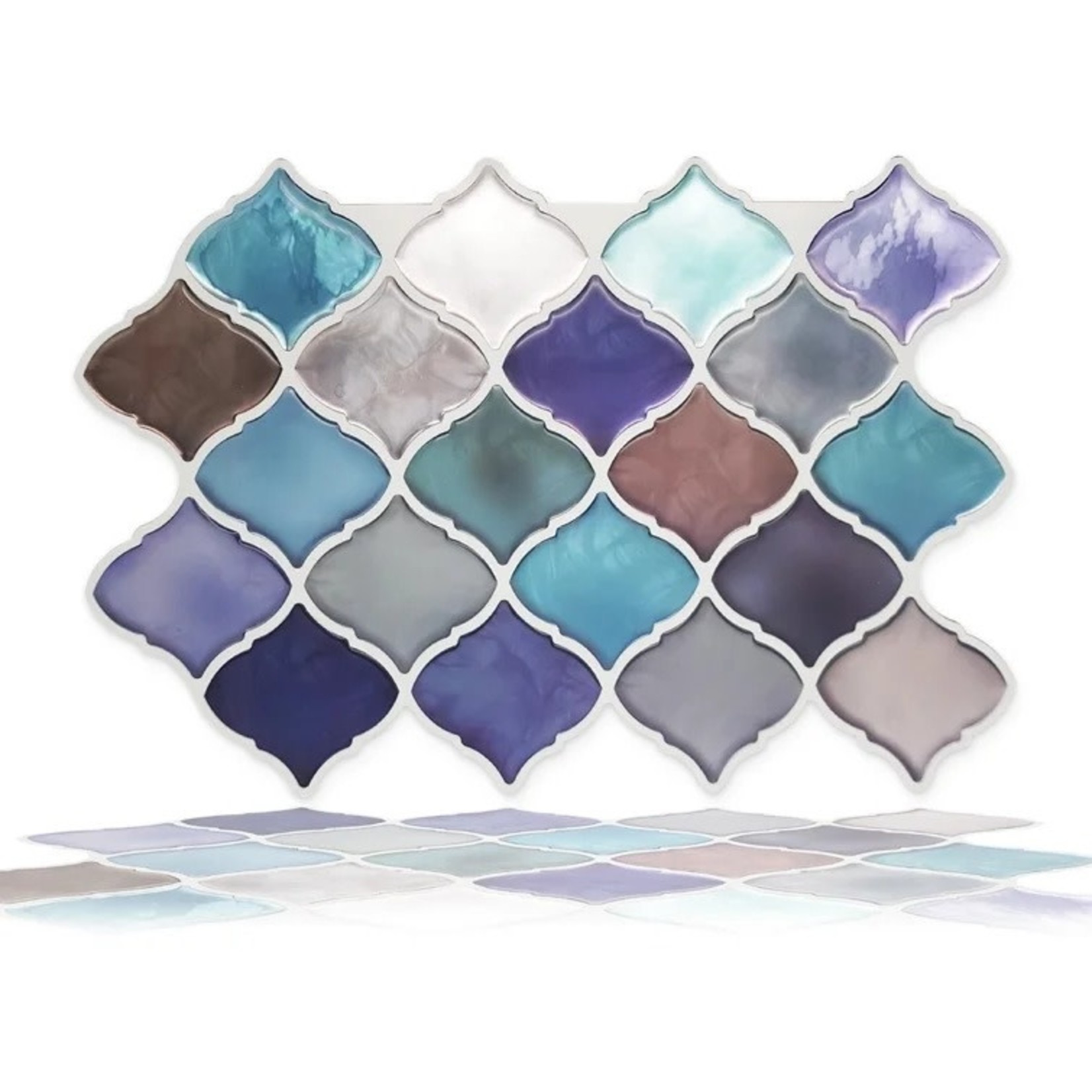 *44" x 16" Gel Peel & Stick Mosaic Tile - Final Sale