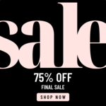 Sale Items - 75% OFF - Final Sale