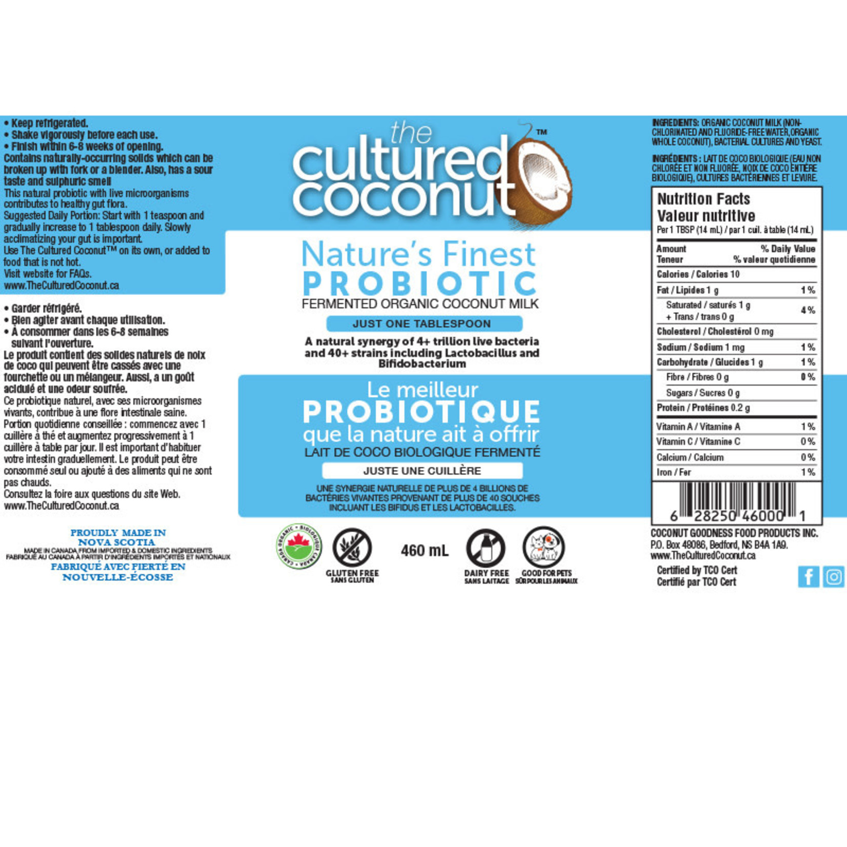 Cultured Coconut Cultured Coconut Kefir (500ml)