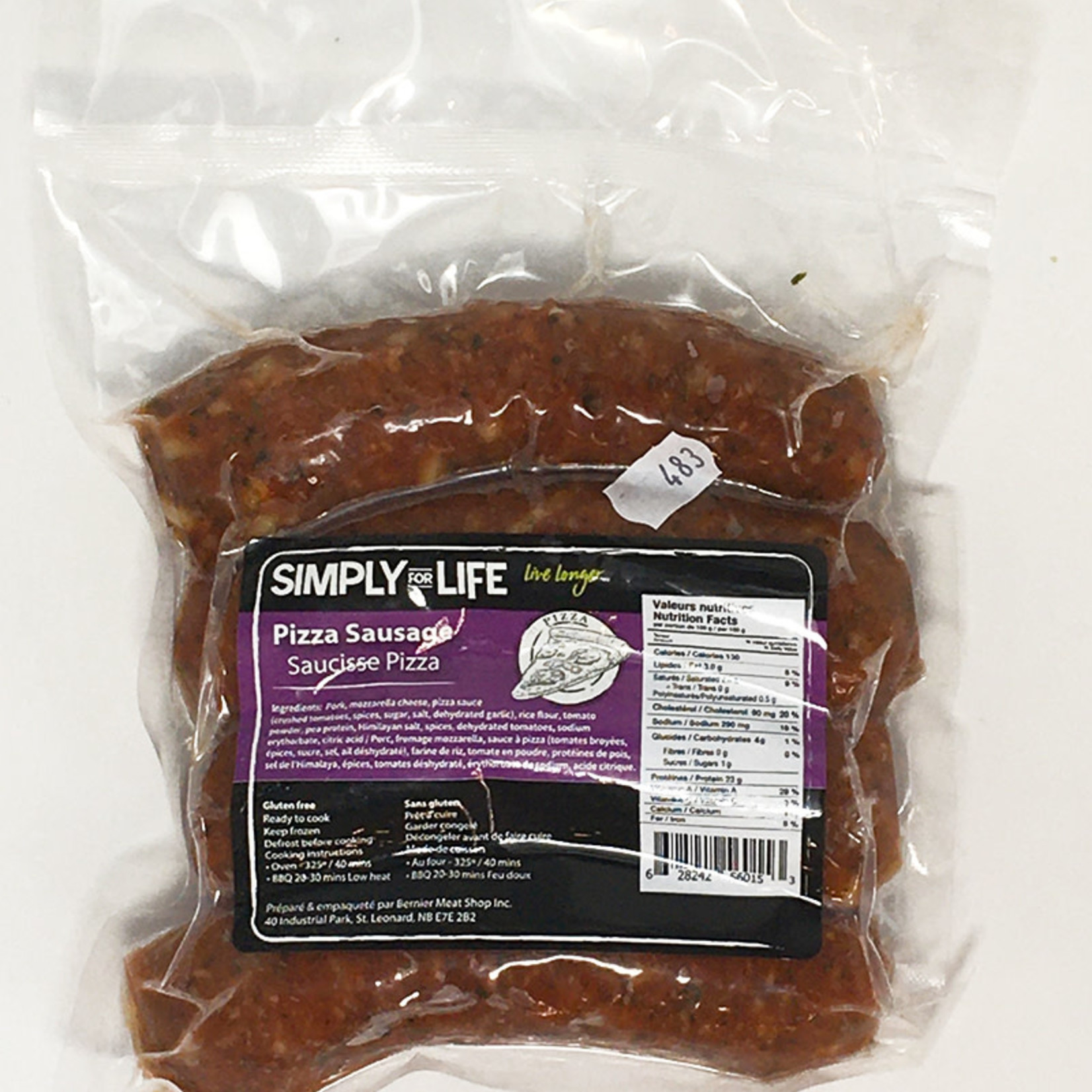 Simply For Life SFL - Sausages, Pizza