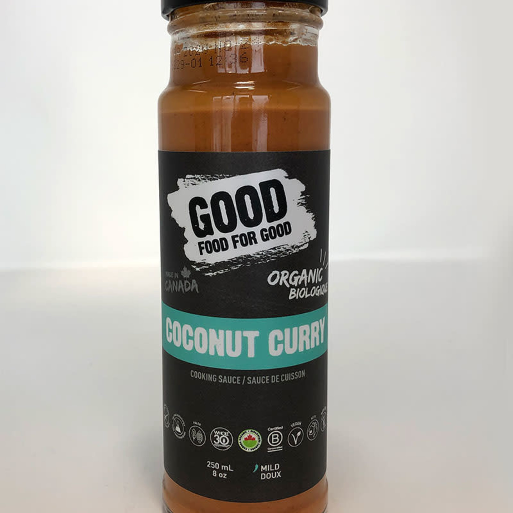 Good Food For Good Good Food For Good - Sauce, Coconut Curry Sauce (250ml)