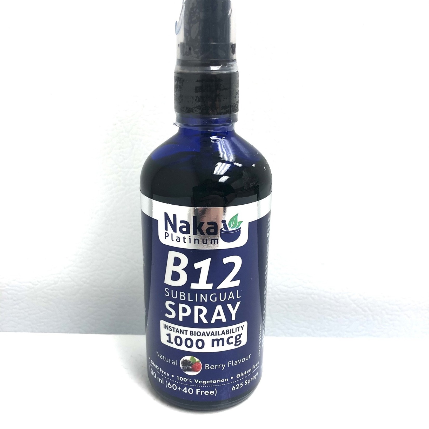 Naka Original Naka B12 Sublingual Spray 1000MCG, Berry (100ml)