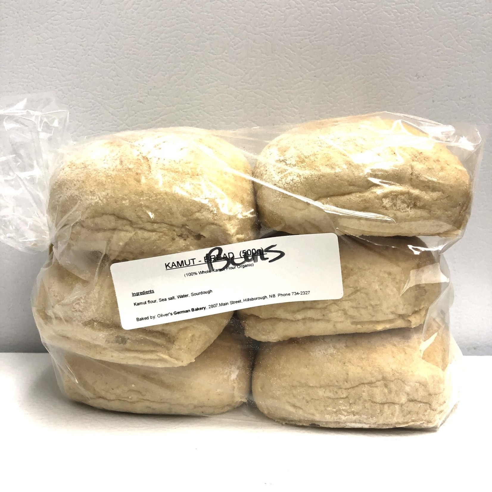 Oliver's German Bakery Olivers German Bakery - Kamut Hamburger Bun (6pk)
