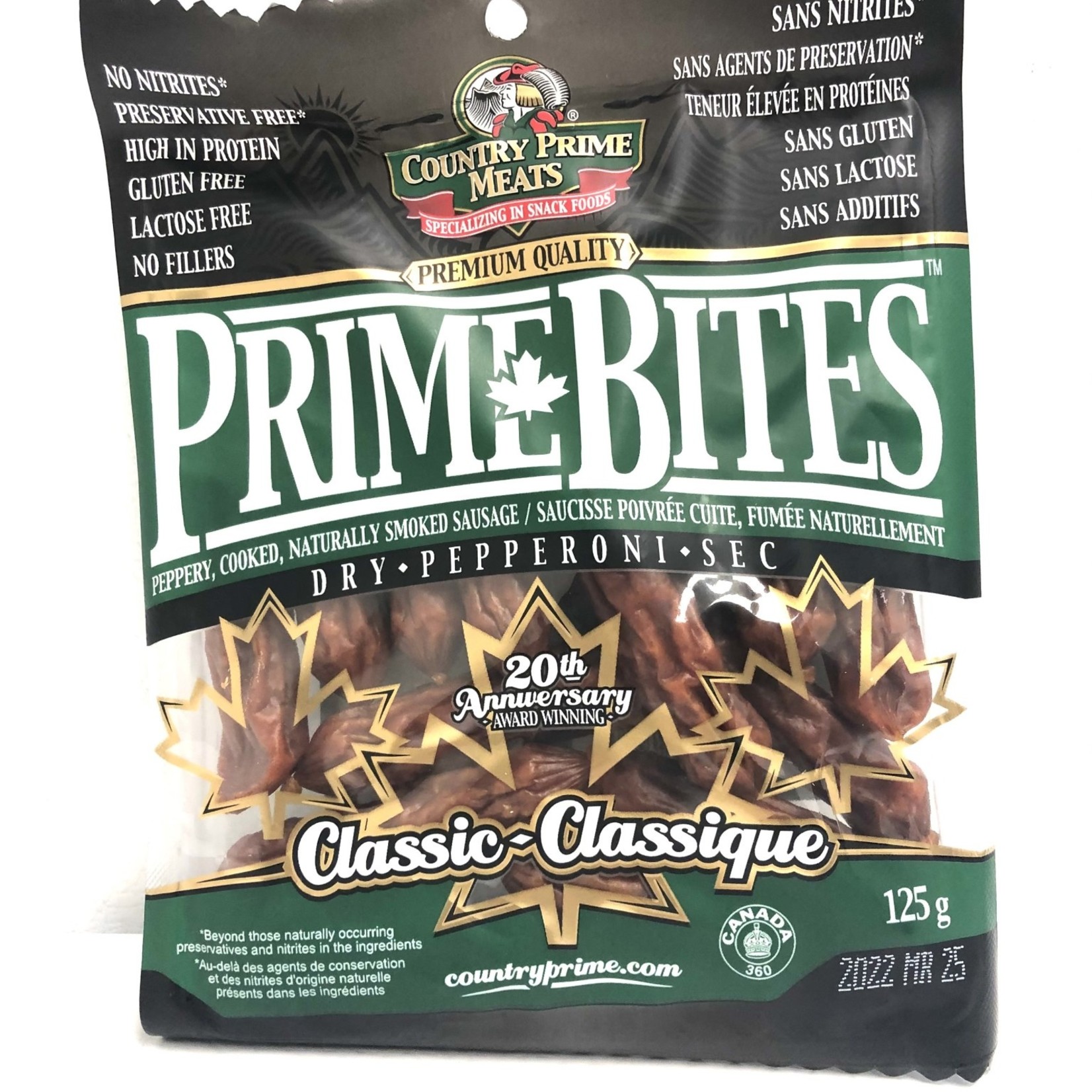 Country Prime Meats Country Prime Meats Prime Bites - Classic 125g