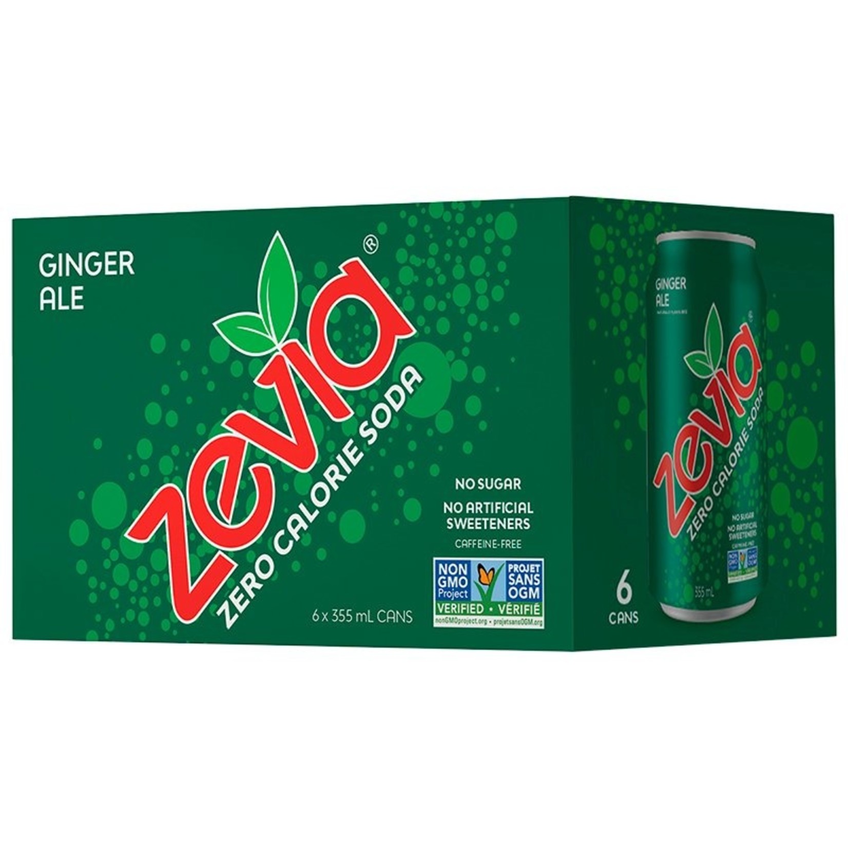 Zevia Soda Zevia - Soda, Ginger Ale (6pk)
