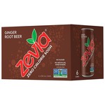 Zevia Soda Zevia - Soda, Ginger Root Beer (6pk)