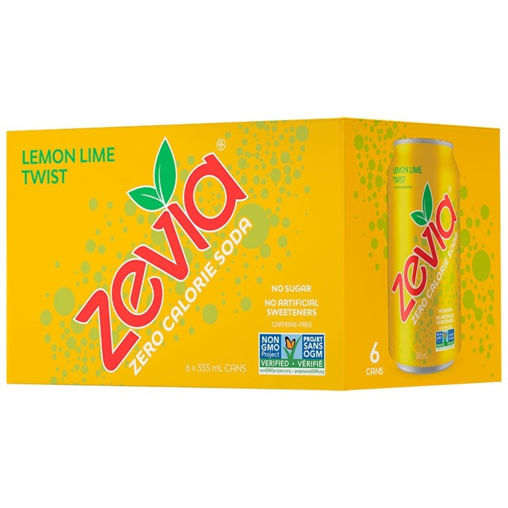 Zevia Soda Zevia - Soda, Lemon Lime Twist (6pk)