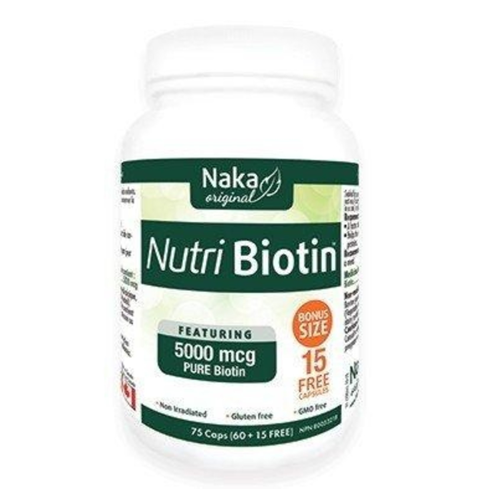 Naka Original Naka - Nutri Biotin 5000MCG (75caps)
