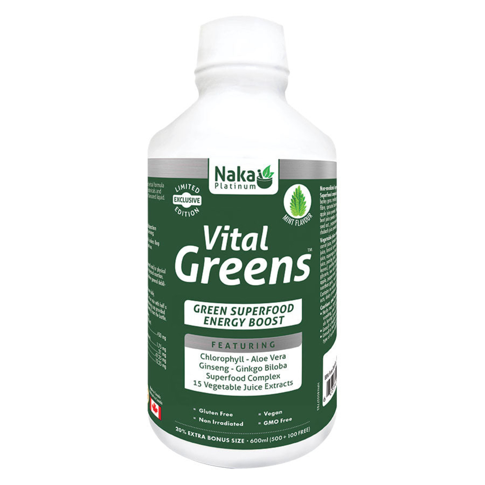 Naka Original Naka - Vital Greens (600ml) Limited Edition