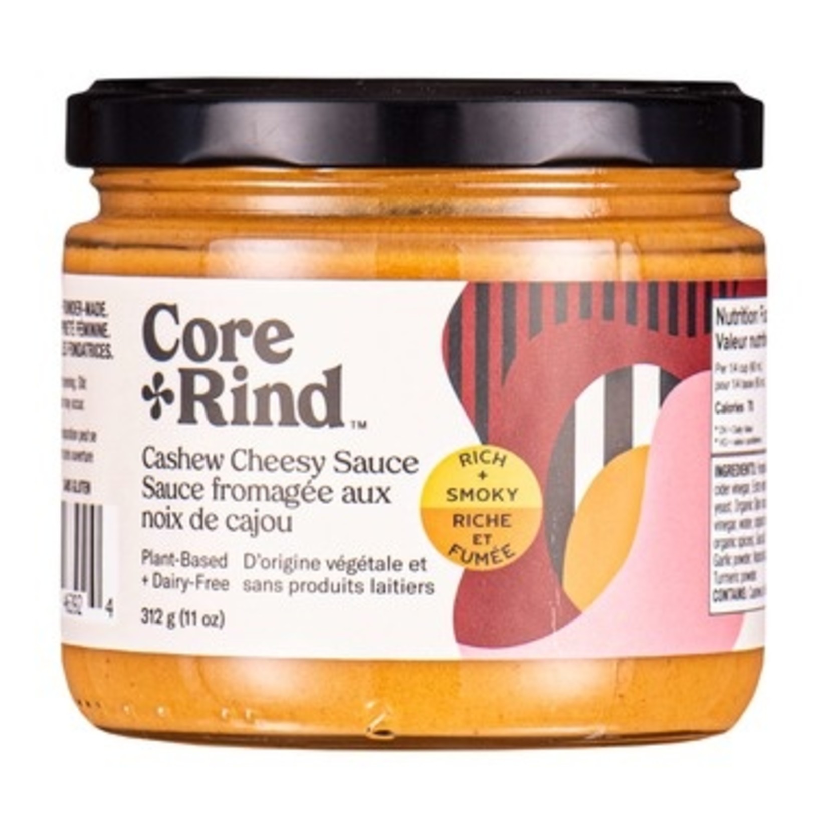 Core & Rind Core & Rind - Cashew Cheesy Sauce, Rich & Smoky (312g)