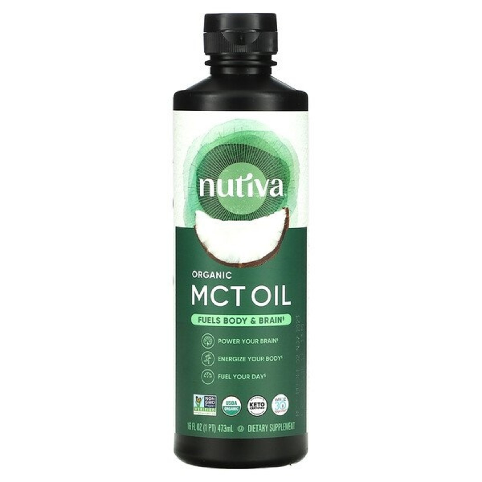 Nutiva Nutiva - Organic Liquid MCT Coconut Oil (473ml)