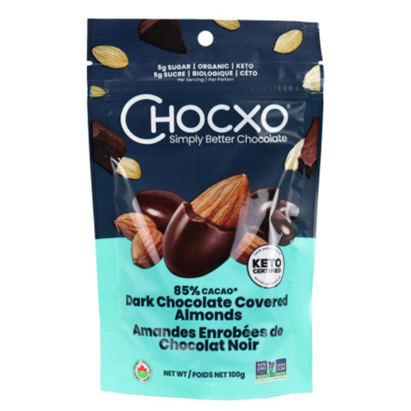 Chocxo Chocxo - Dark Chocolate Covered Almonds