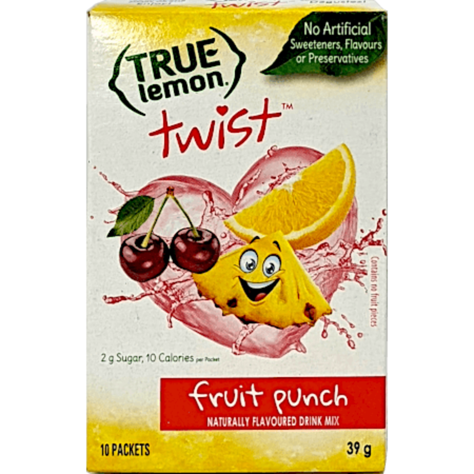 True Citrus True Citrus - True Lemon, Twist Fruit Punch(10pk)