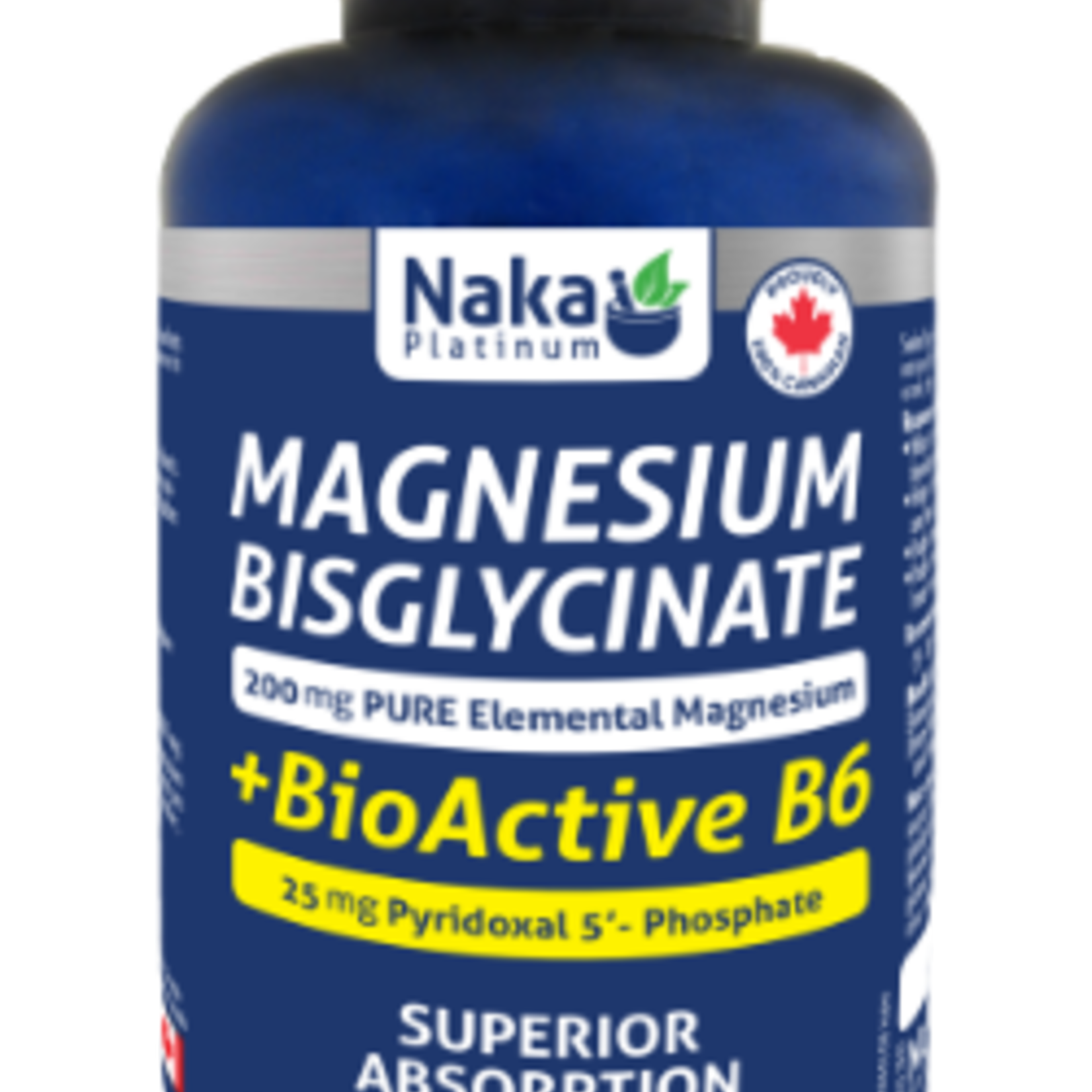 Naka Original Naka-  Magnesium Bisglycinate + BioActive B6 210 caps