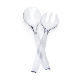 MISC Clear Salad Fork And Spoon