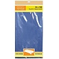 Hanna K Disposable Heavyweight Plastic Tablecloth - Blue ( Rectangle 54" x 108")