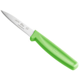 Choice 3 1/4" Smooth Edge Paring Knife - Green