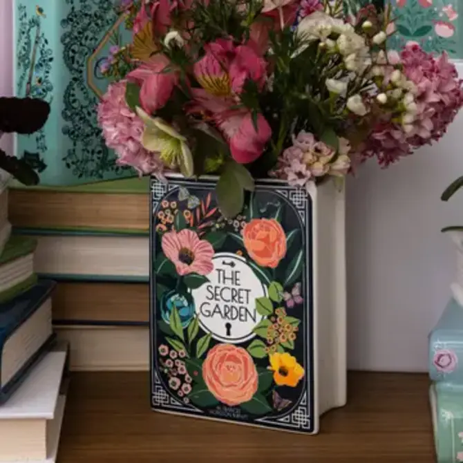 Steel Mill and Co. BOOK VASE (SMALL) SECRET GARDEN
