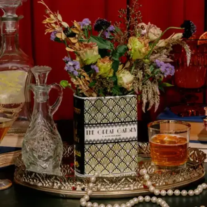 Steel Mill and Co. BOOK VASE (SMALL) THE GREAT GATSBY