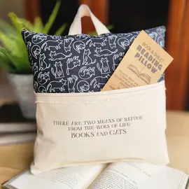 Desmond Brown READING/TABLET PILLOW - CATS
