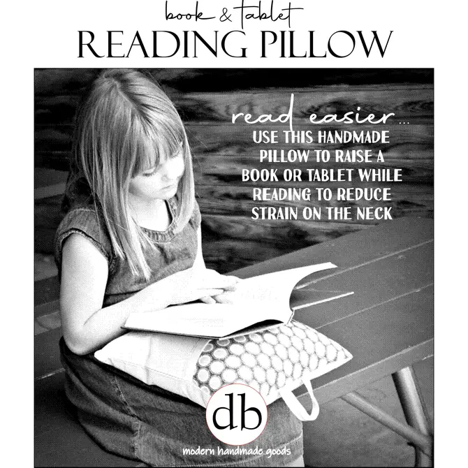 Desmond Brown READING/TABLET PILLOW - RASPBERRY LEMONADE