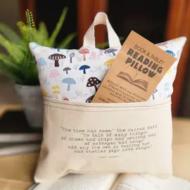 Desmond Brown READING/TABLET PILLOW - MUSHROOM