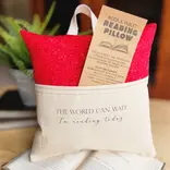 Desmond Brown READING/TABLET PILLOW - THE WORLD CAN WAIT