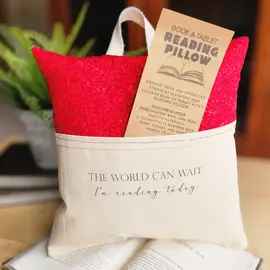 Desmond Brown READING/TABLET PILLOW - THE WORLD CAN WAIT