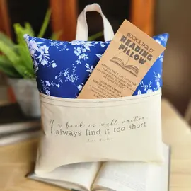 Desmond Brown READING/TABLET PILLOW - WELL WRITTEN BOOK, AUSTEN