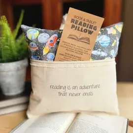 Desmond Brown READING/TABLET PILLOW -  READING IS AN ADVENTURE
